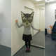 Illustration for article titled You Can Wear This Freaky Cat Head in Tokyo